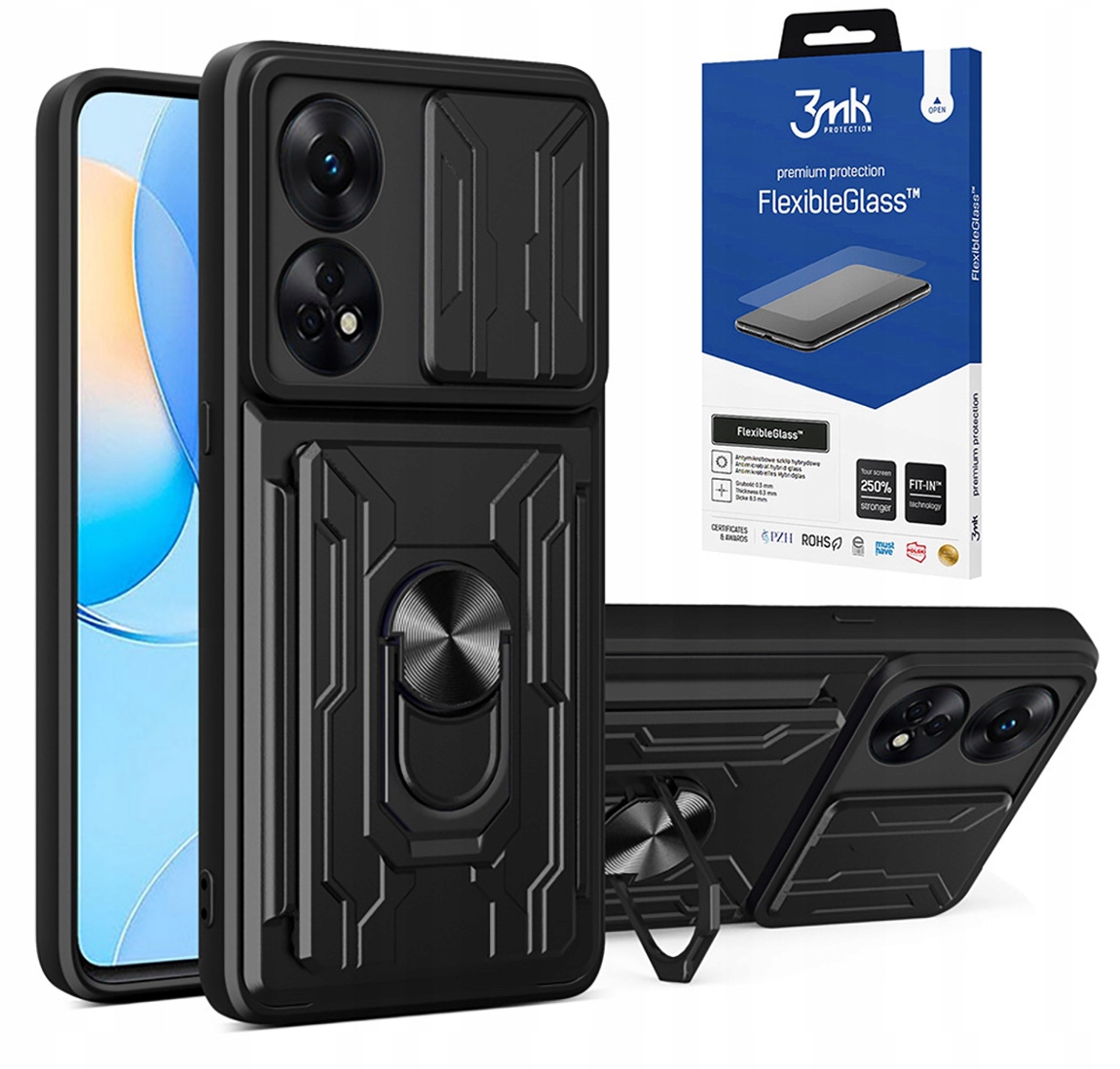 

Etui Case Pancerne do Oppo Reno 8T 4G +Szkło 3MK