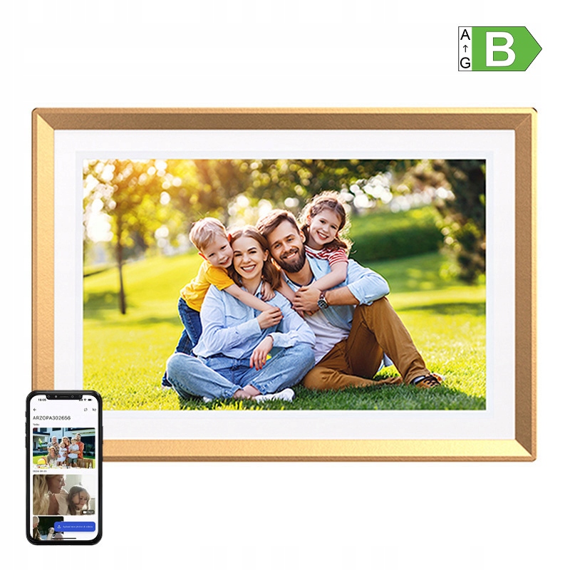 Digitální rámeček na fotografie Arzopa D10 (zlatý) 10.1"