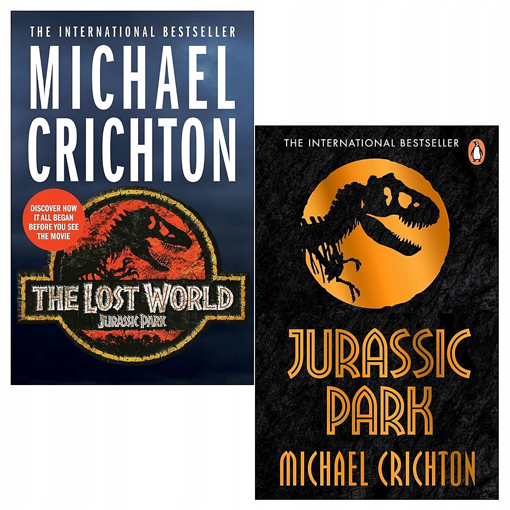 Jurassic Park & The Lost World: 2 Books Collection Set – Michael Crichton