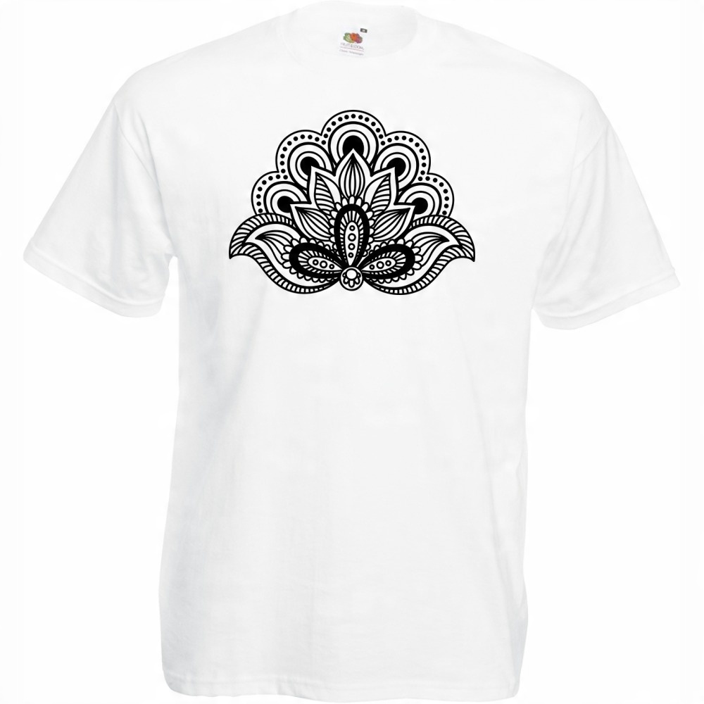 

Koszulka mandala symbol M biała