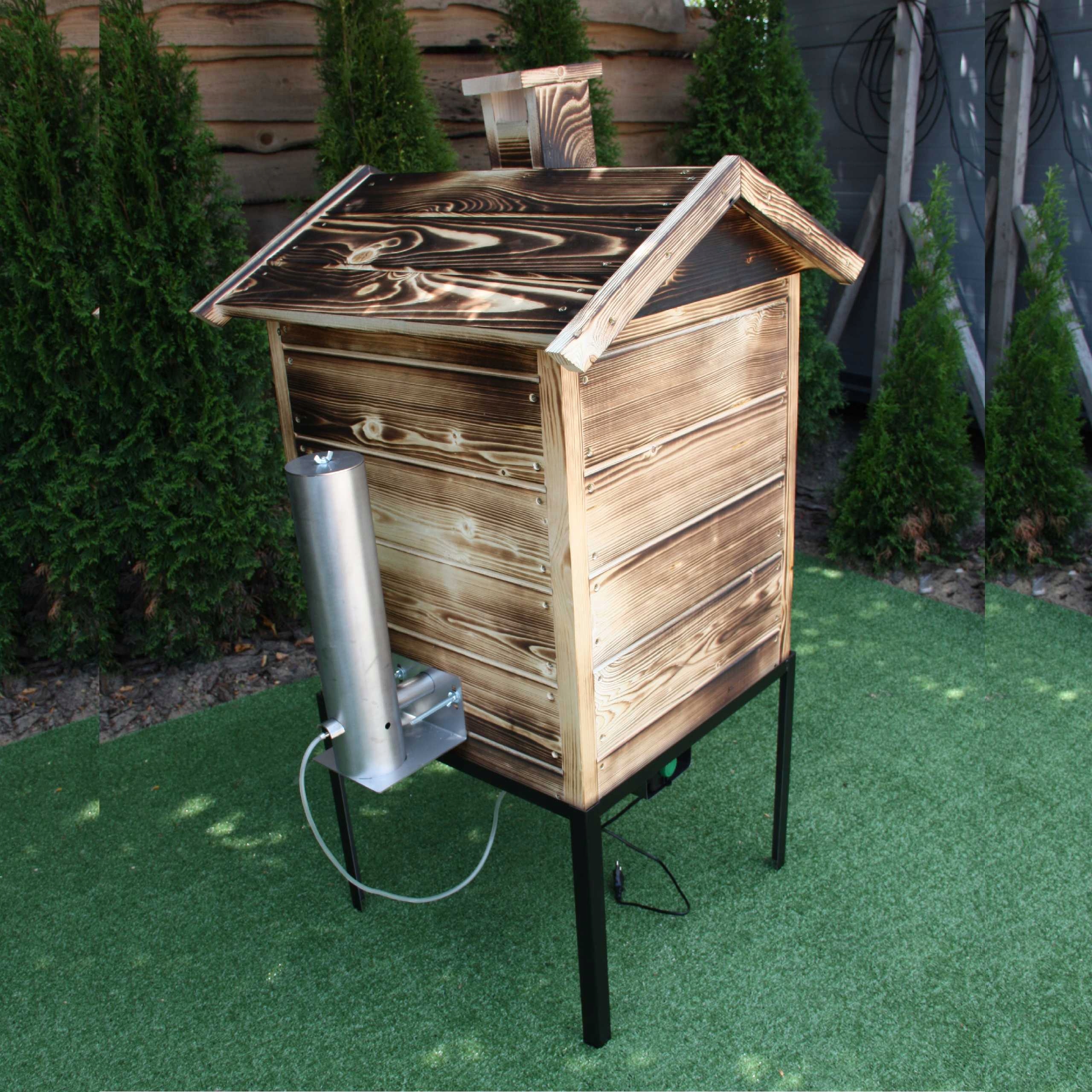 WĘDZARNIA OGRODOWA DREWNIANA ELEKTRYCZNA AUTOMAT Producent PanKornik