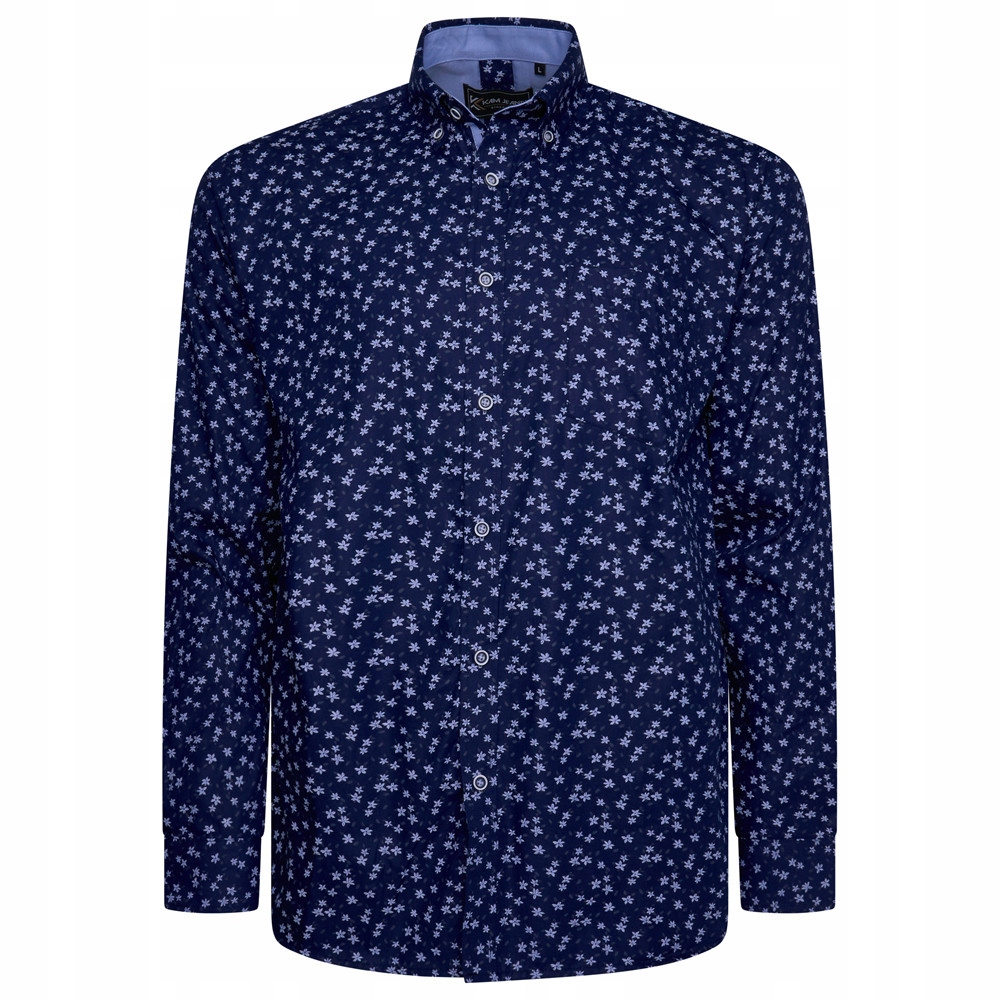 Kam košile pánská Kbs 6364 nadměrné velikosti 3XL tmavě modrá