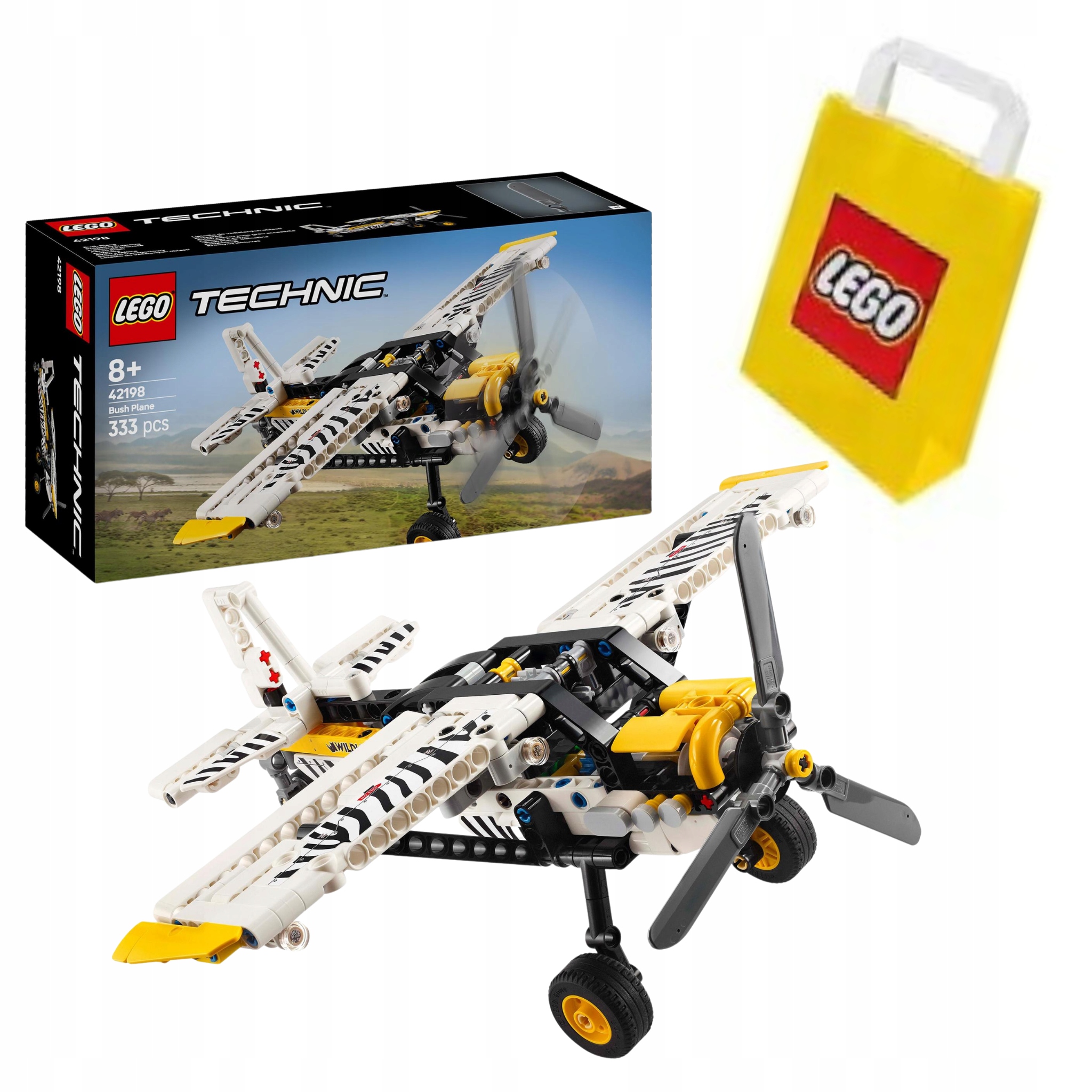 Lego Technic 42198 Přepravní letadlo Věk 10+ Taška Dárek