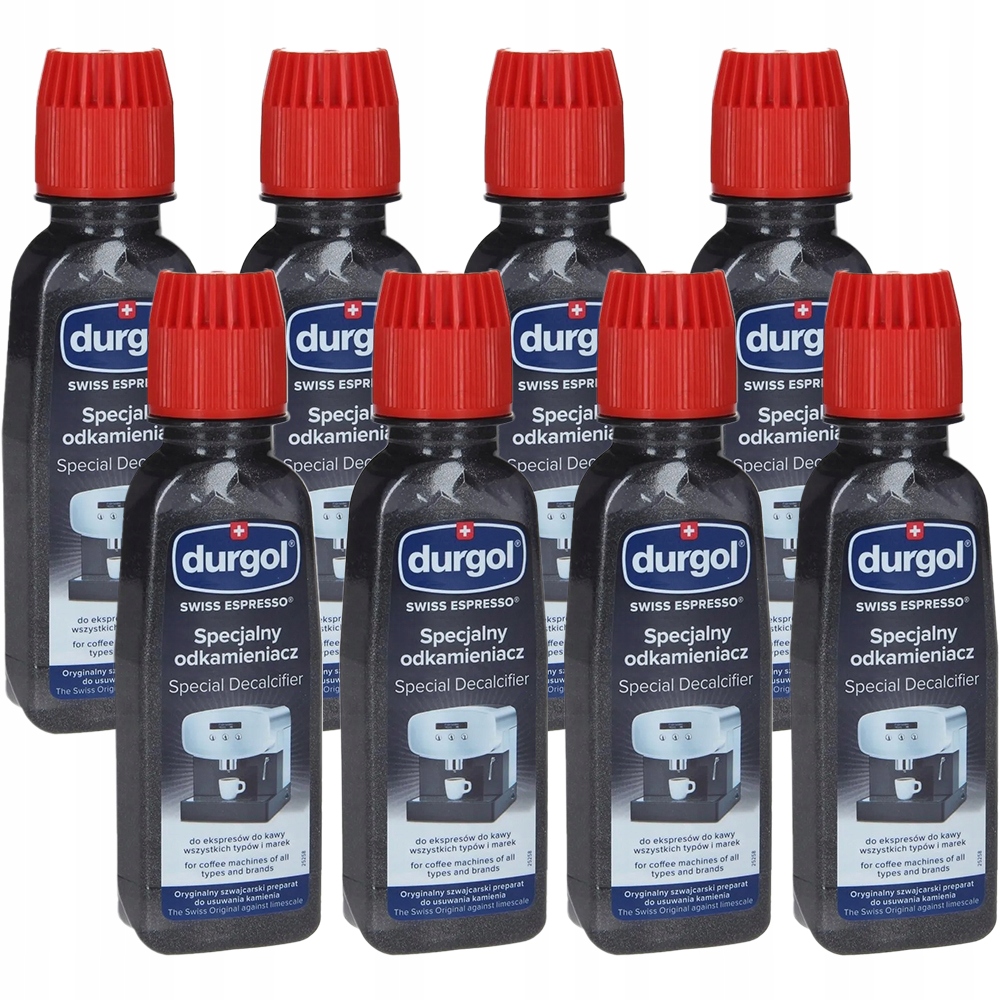 Levně 8 x Odvápňovač pro tlakové kávovary durgol swiss espresso 125 ml