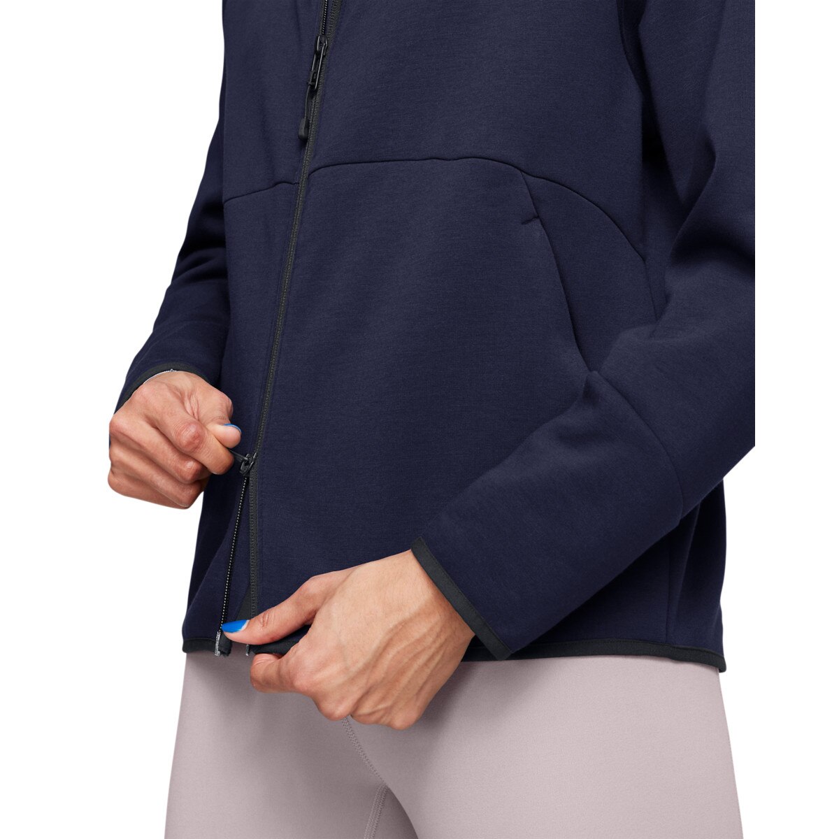 Under Armour Dámská mikina Unstoppable Fleece Fz modrá
