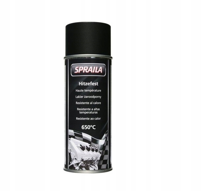 

Spraila Lakier Spray Żaroodporny 650C Czarny 400ML