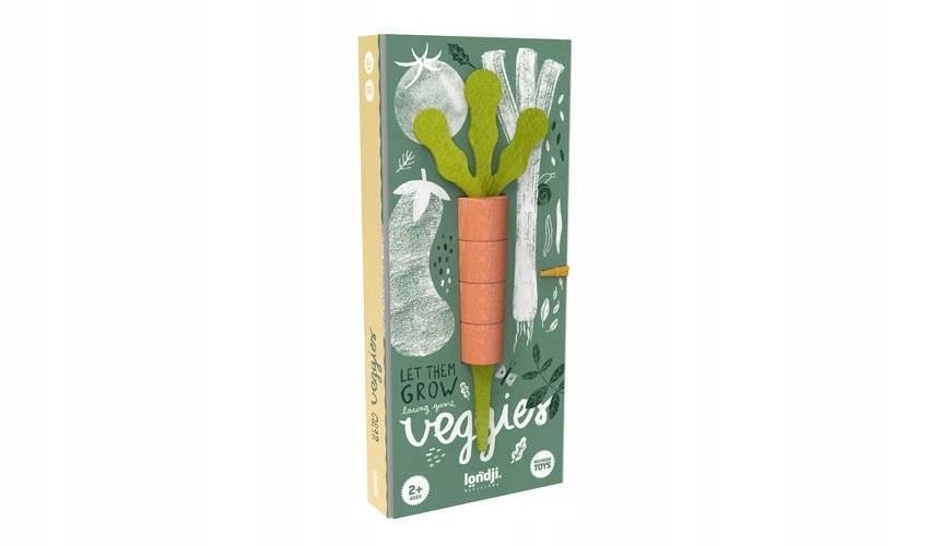 

Drewniana układanka Warzywa, Pozwól im rosnąć Lo