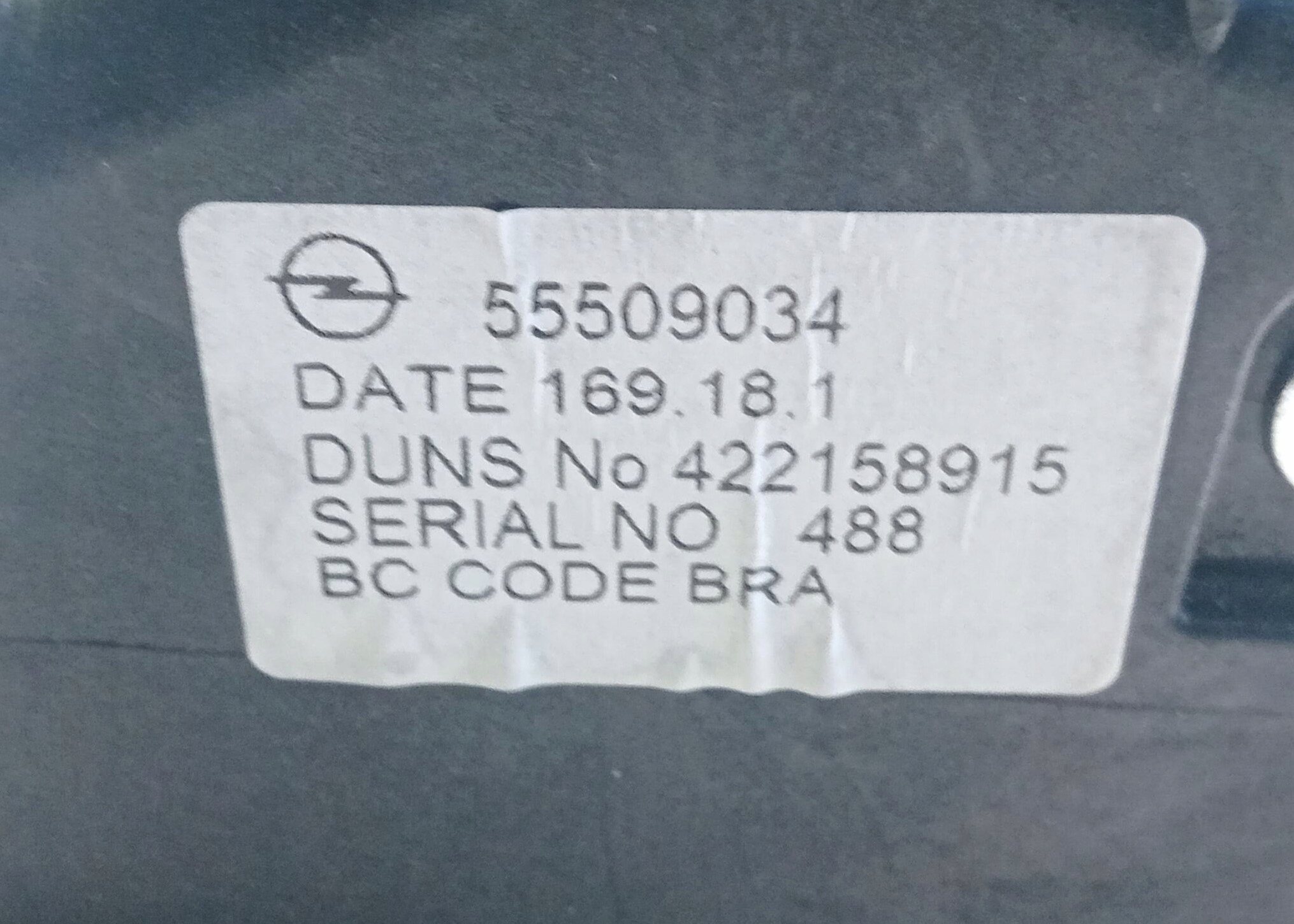Levier de vitesse Câble Engrenage 1.3CDTI OPEL CORSA E 55509034