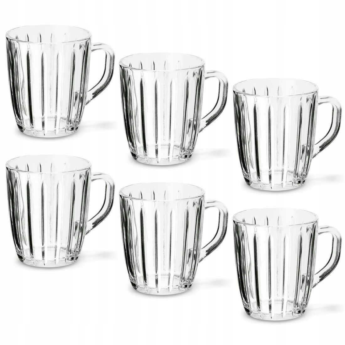

Komplet 6 Szklanek Z Uchem Ruta Tadar 250 ML