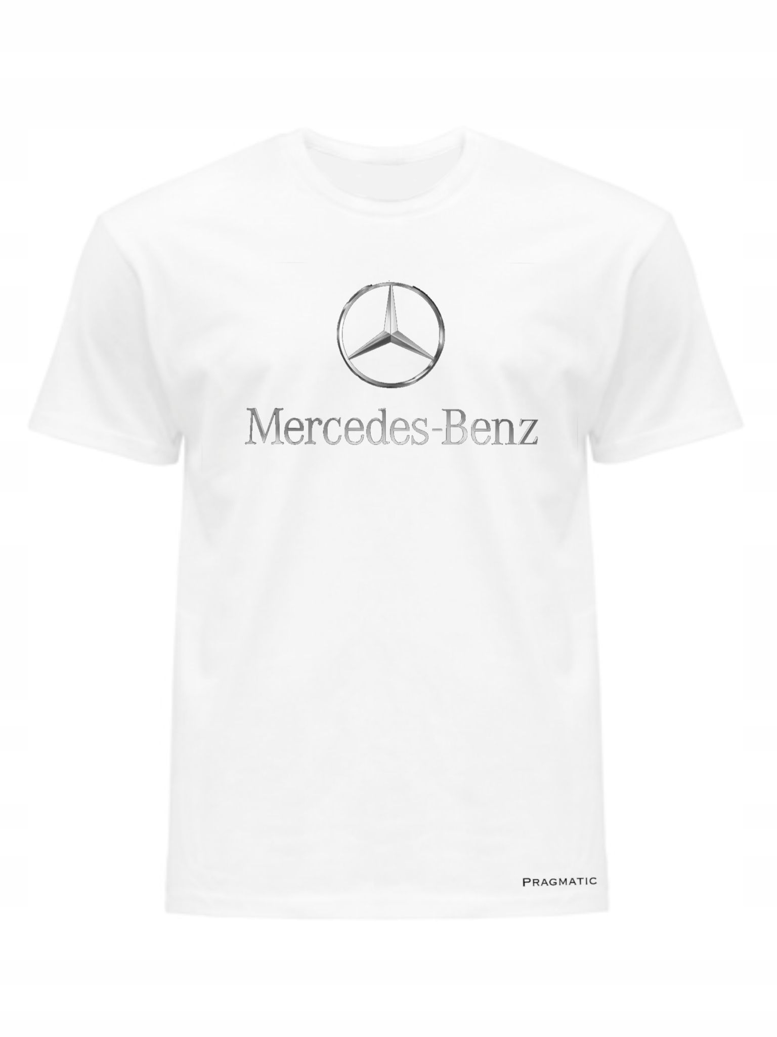 

Koszulka T-shirt Męski Biały Mercedes Benz XL