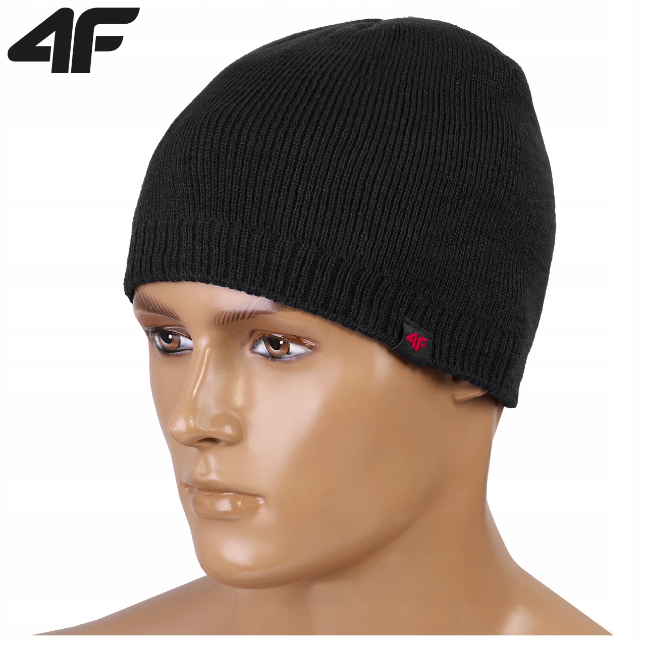 CZAPKA ZIMOWA MĘSKA 4F DAMSKA DWUWARSTWOWA LEKKA BEANIE NA ZIMĘ SPORTOWA Kolekcja Jesień Zima 2023