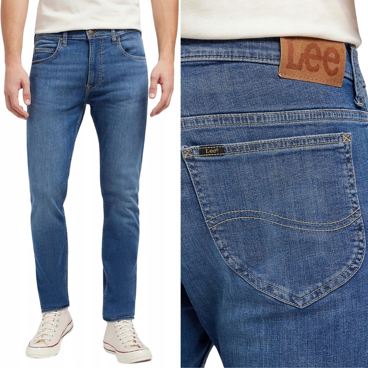 Lee Rider East New York Organic lehce přiléhavé džínové kalhoty W30 L34