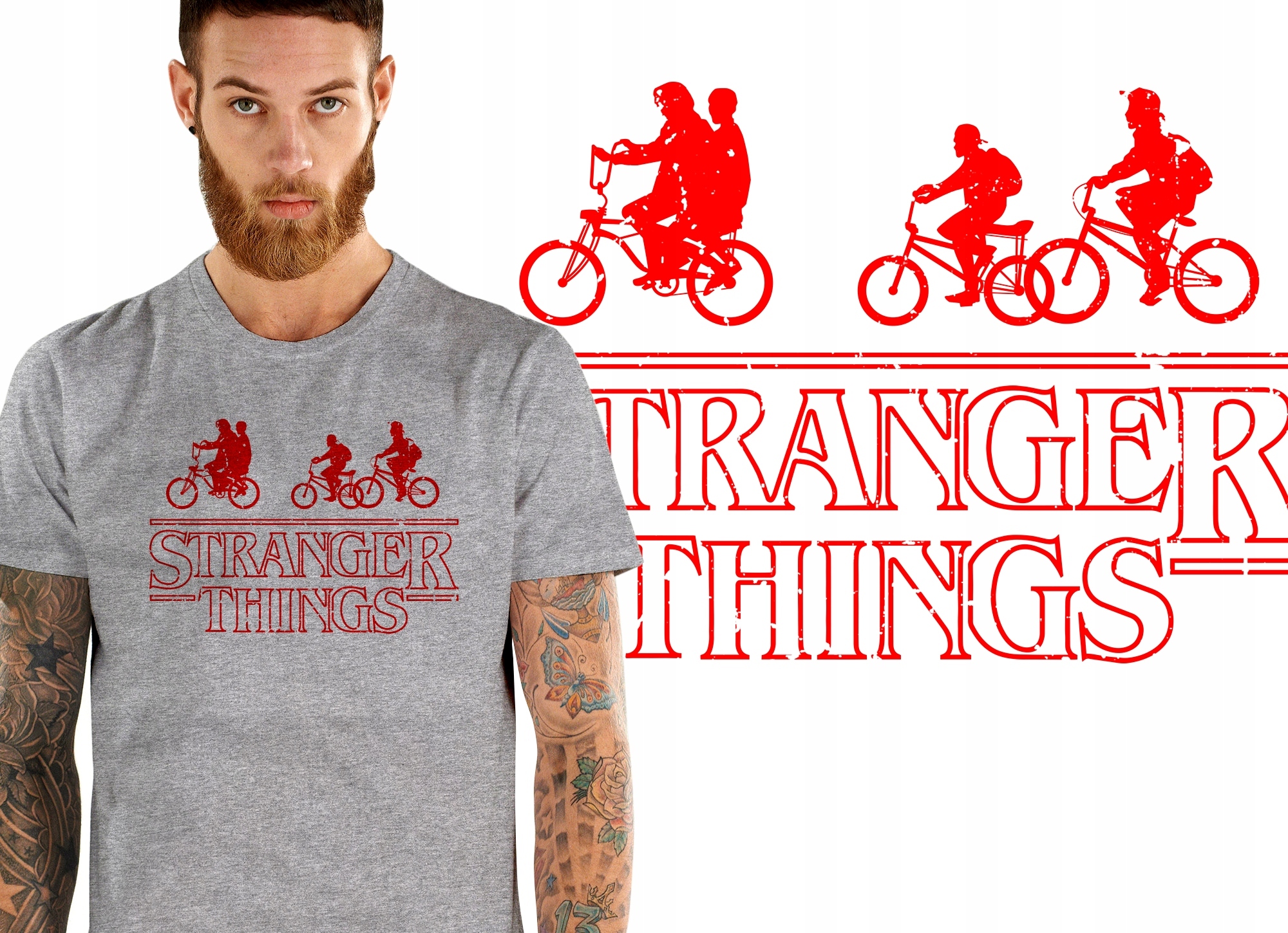 

Stranger Things Hawkins Eleven Koszulka Męska XXL