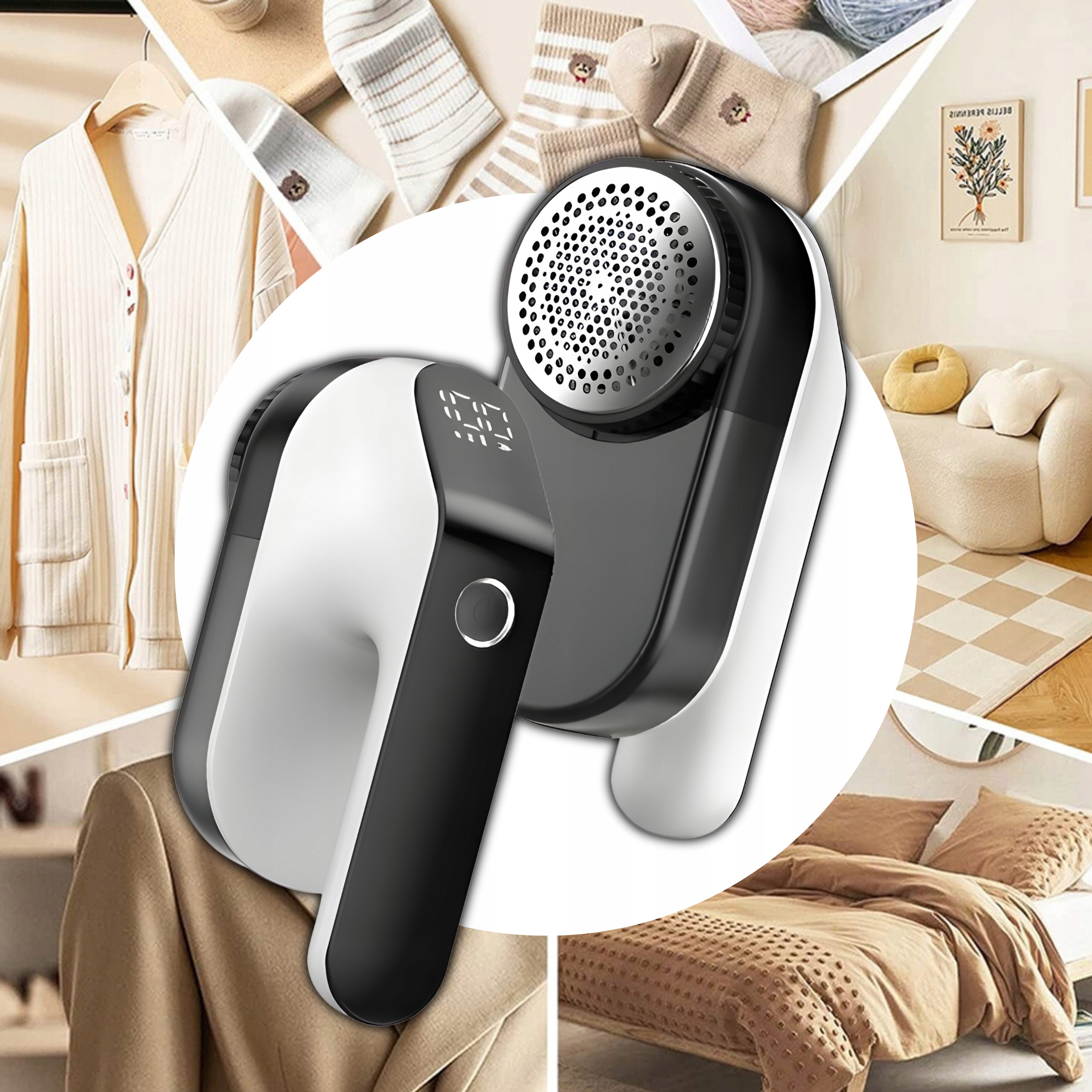 GOLARKA DO UBRAŃ TAPICERKI SWETRÓW KANAPY MOCNA I DUŻA NOWOCZESNA MASZYNKA Model INT-077