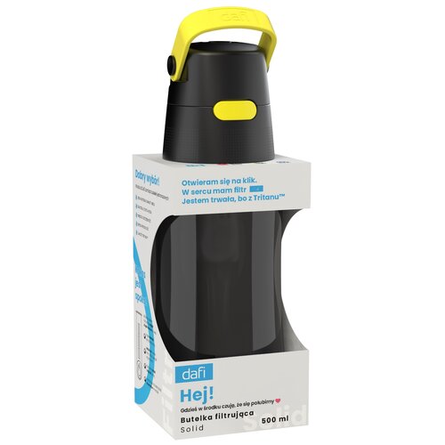 Filtrační láhev Dafi Solid 0.5 l černá