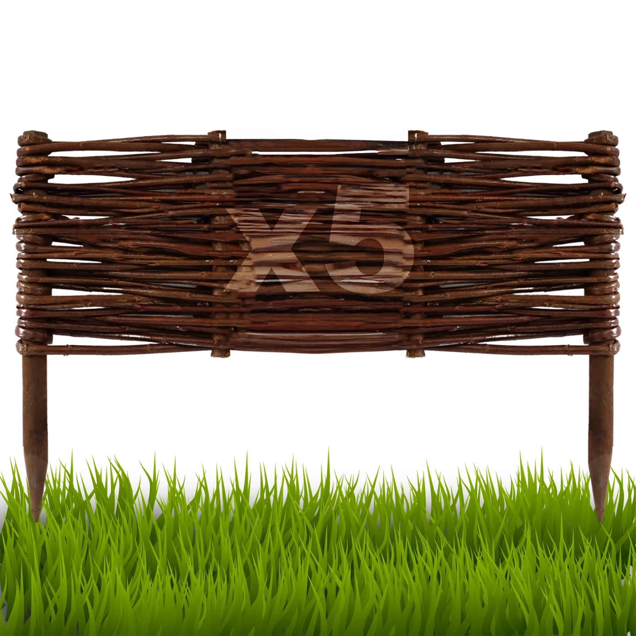 5 kusů Palisáda, plot trávníkový lem 20/40 cm Výrobce
