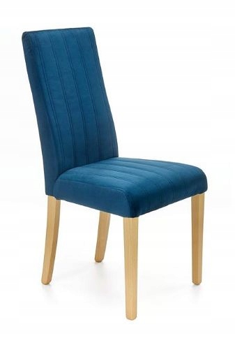 Krzesło tapicerowane DIEGO 3 Halmar Granatowe, drewniany stelaż