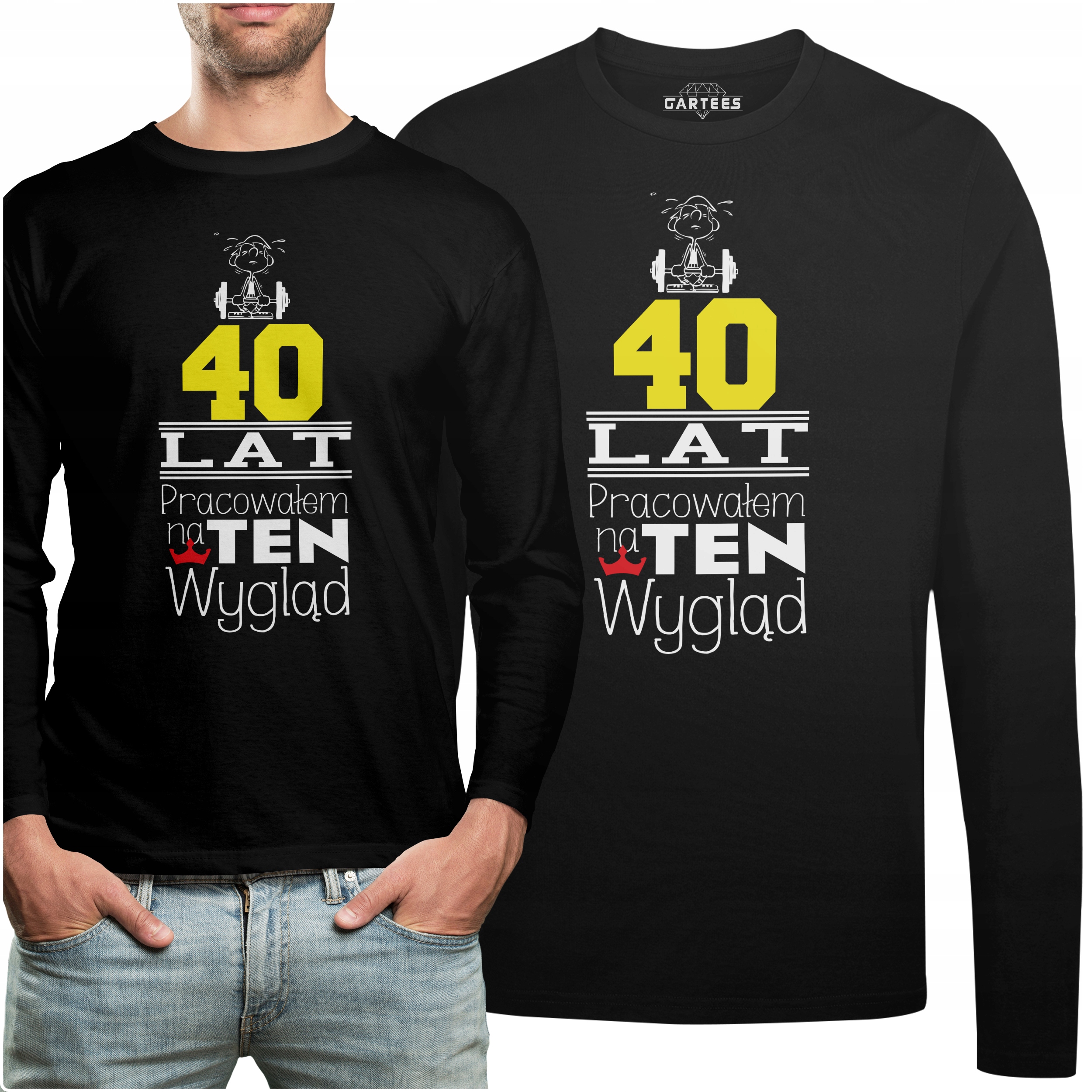 

Koszulka Long Urodziny Czterdziestolatek Prezent