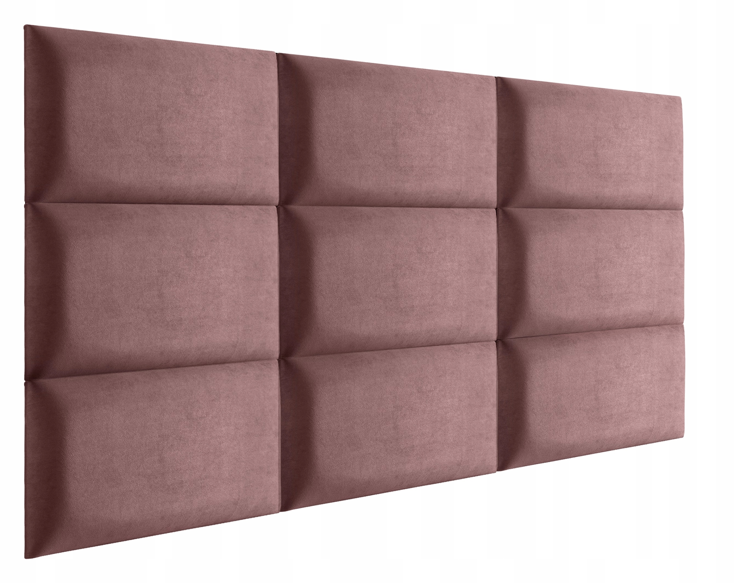 9 x Čalouněný Nástěnný Panel 60x30 Velur Dárek