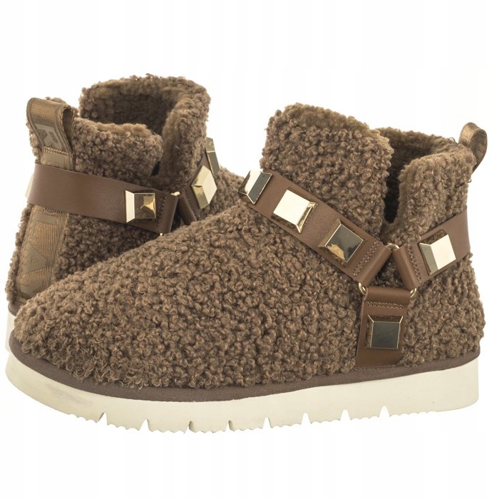 Boty Kotníkové Boty Replay Telsa Squared GWF3N Hnědé