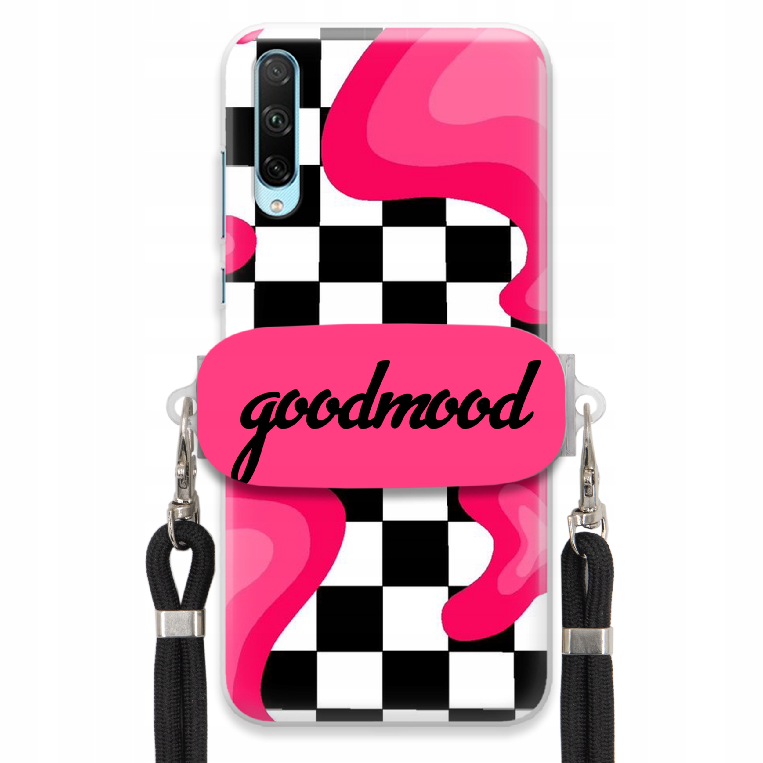 Puzdro Pre Huawei Honor 30i Sada Case Držiak Na Vodítko Čierny For Teen Splash