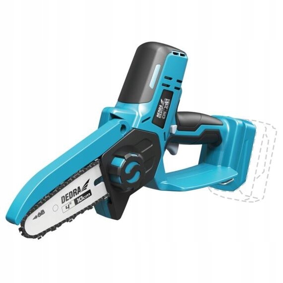 Dedra aku řetězová pila Mini 18V, 4", prořez 95mm, bez baterie, DED7099