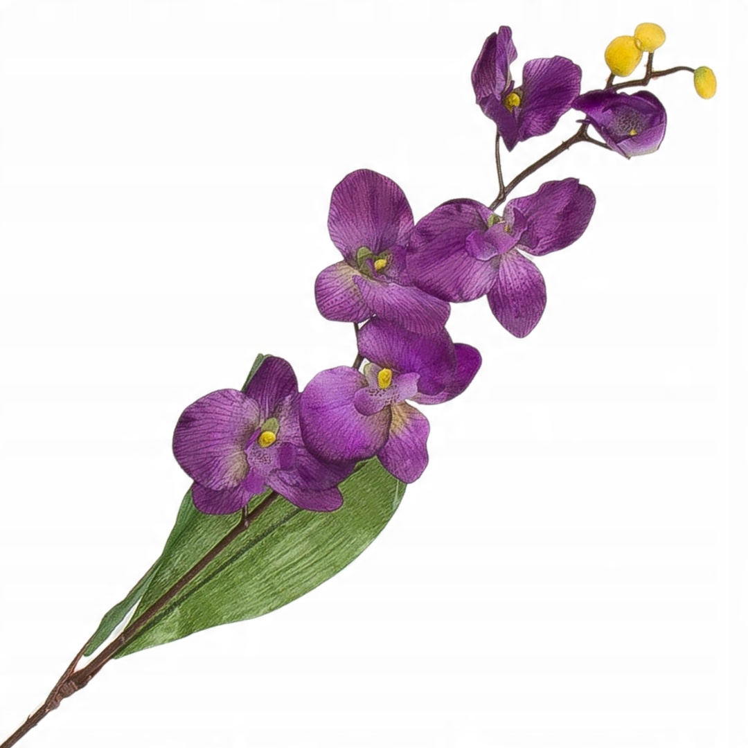 

Storczyk satynowy orchidea gałązka 75cm fiołkowy