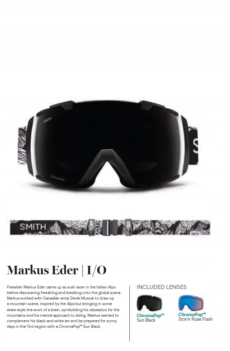 GOGLE SMITH I/O AC EDER ID CHROMAPOP SUN BLACK + 2GA SZYBA CHROMAPOP STORM EAN (GTIN) 762753240729