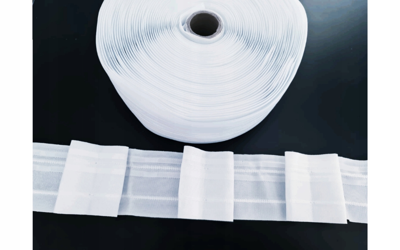 TAŚMA MOTYL MOTYLEK na 2 MARSZCZĄCA 6cm FIRANKA ZASŁONA BAWEŁNA