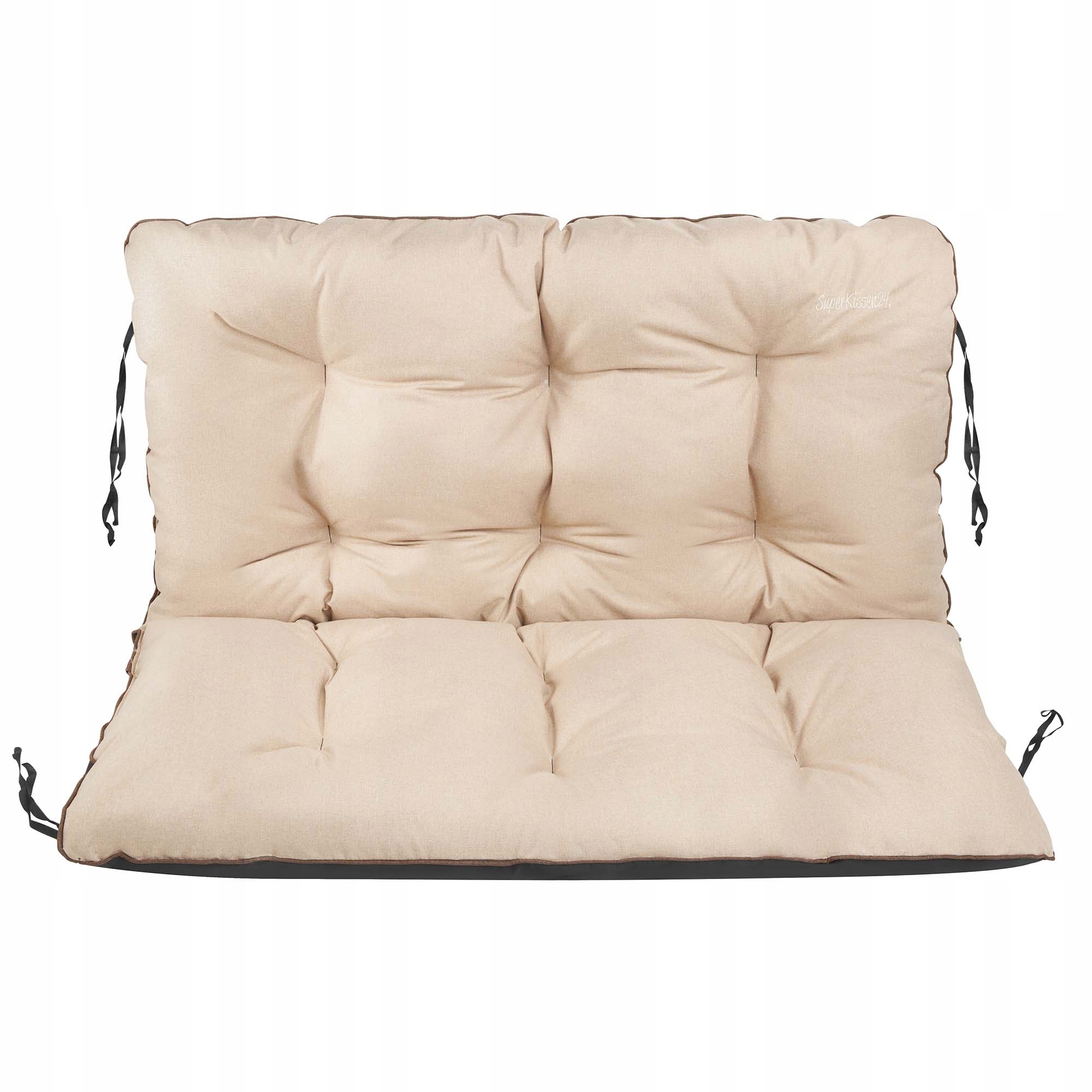 Polštář na zahradní lavičku 120x60x50 béžový len