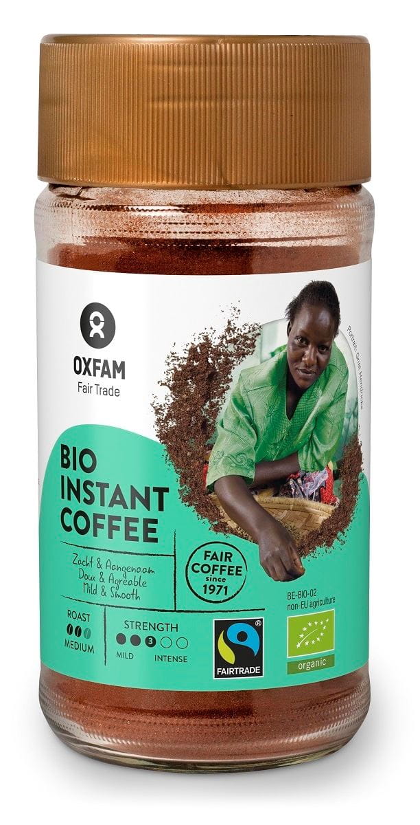Levně Káva Rozpustná Arabica/robusta Tanzania Fair Trade Bio 100 g Oxfam