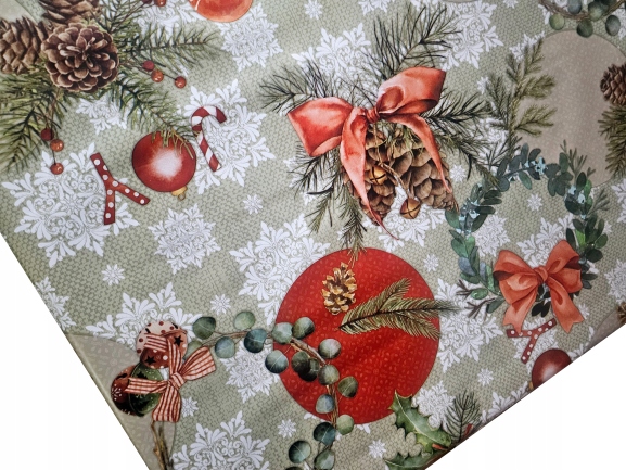 CERATA ŚWIĄTECZNA BOŻE NARODZENIE OBRUS NA WYBRANY WYMIAR Marka inna