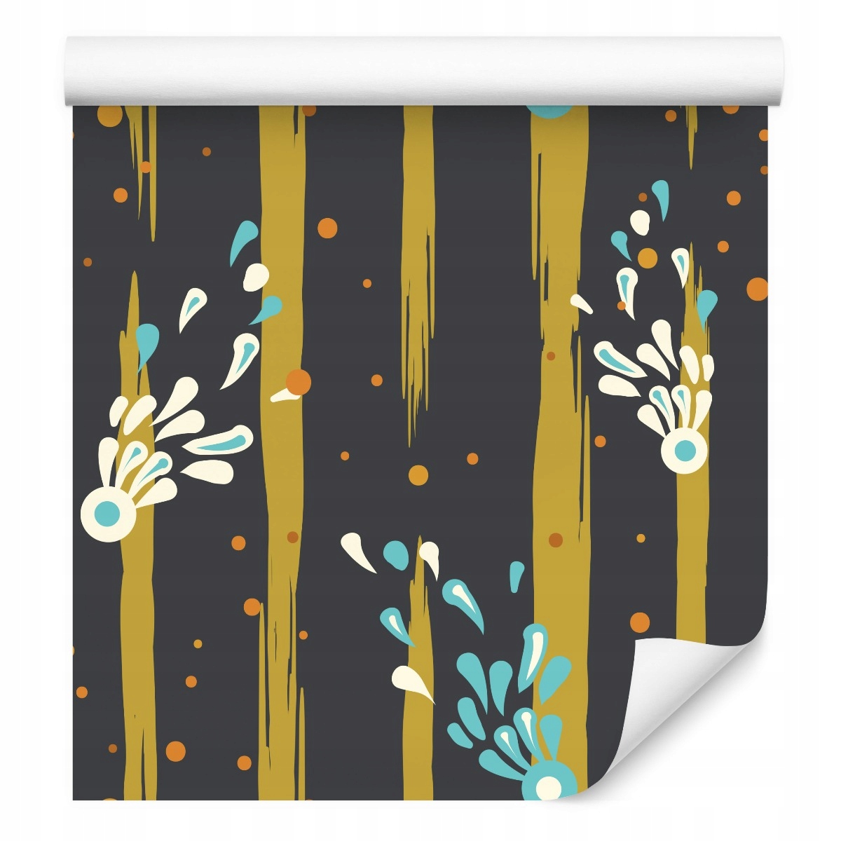 Tapeta v roli Abstraktní Malované Pásy Ozdoba