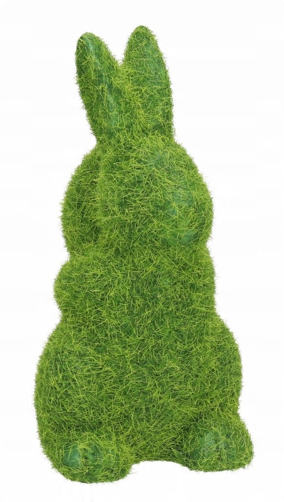 

Zając Zajączek Wielkanocny Ceramiczny Flokowany