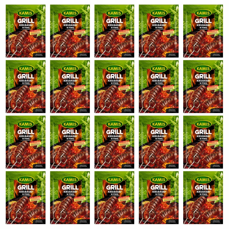 Kamis Grill Kiełbaski w piwie 20g X20