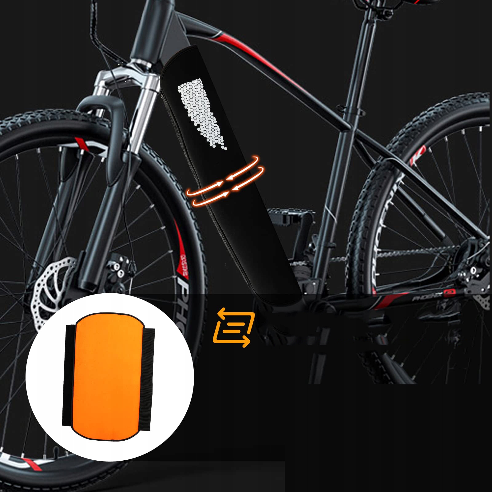 POKROWCE ROWEROWE POKRYWA POKRYWY BATERII LITOWEJ Marka bez marki