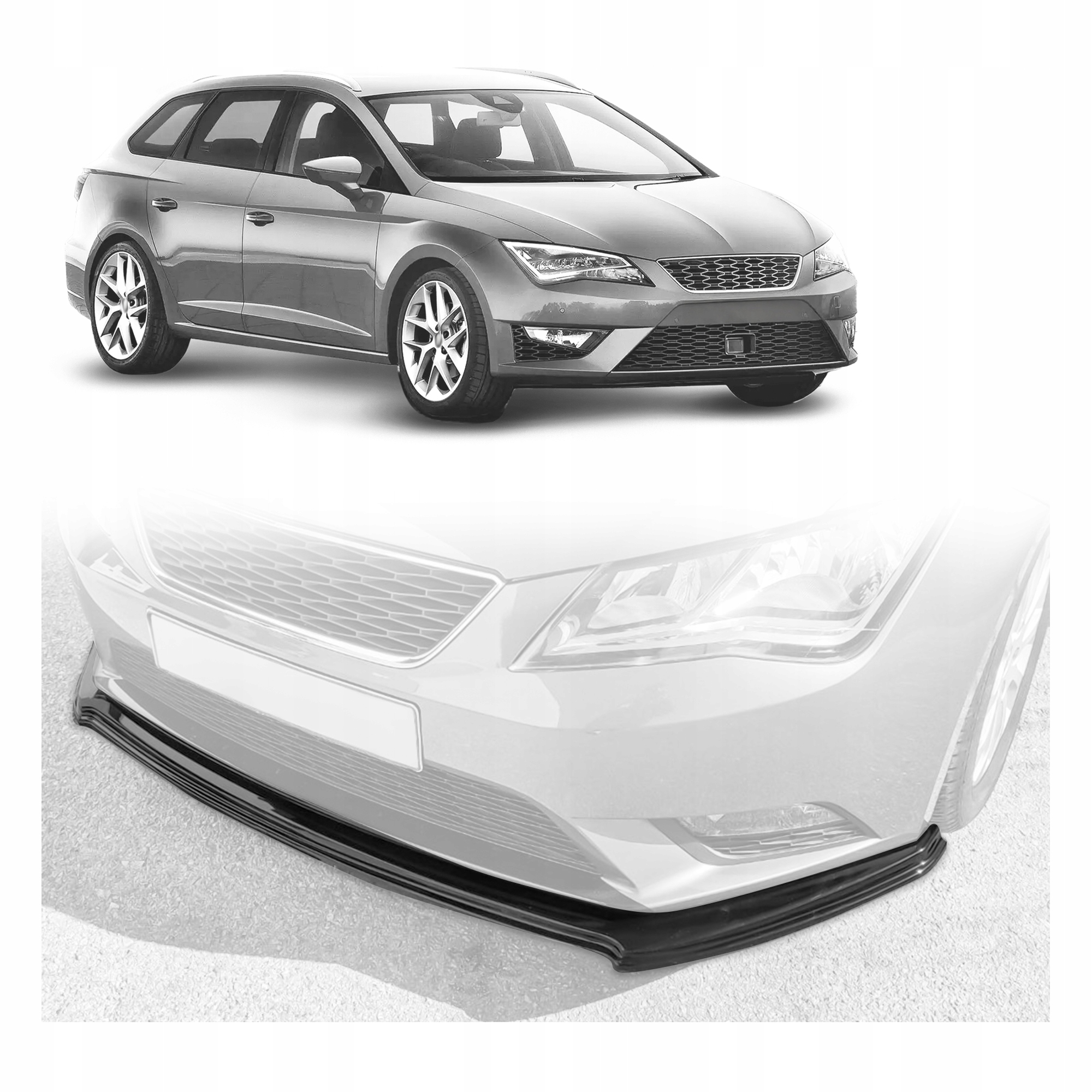 Kryt předního nárazníku difuzér pro Seat Leon III 5F 2013-2016 Kombi