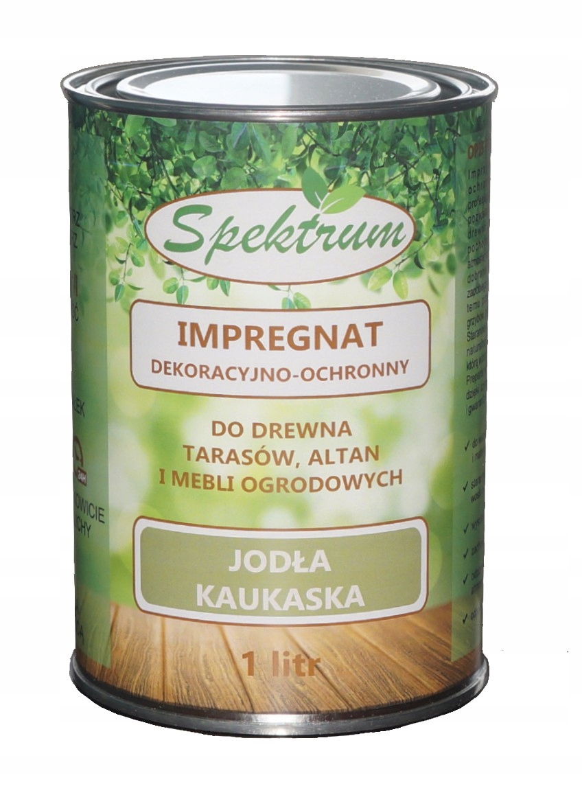 Impregnat do drewna SPEKTRUM - 1 litr - jodła