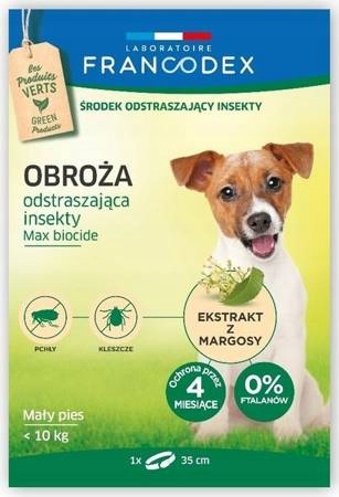 

Obroża na pchły kleszcze dla psa 10kg Francodex