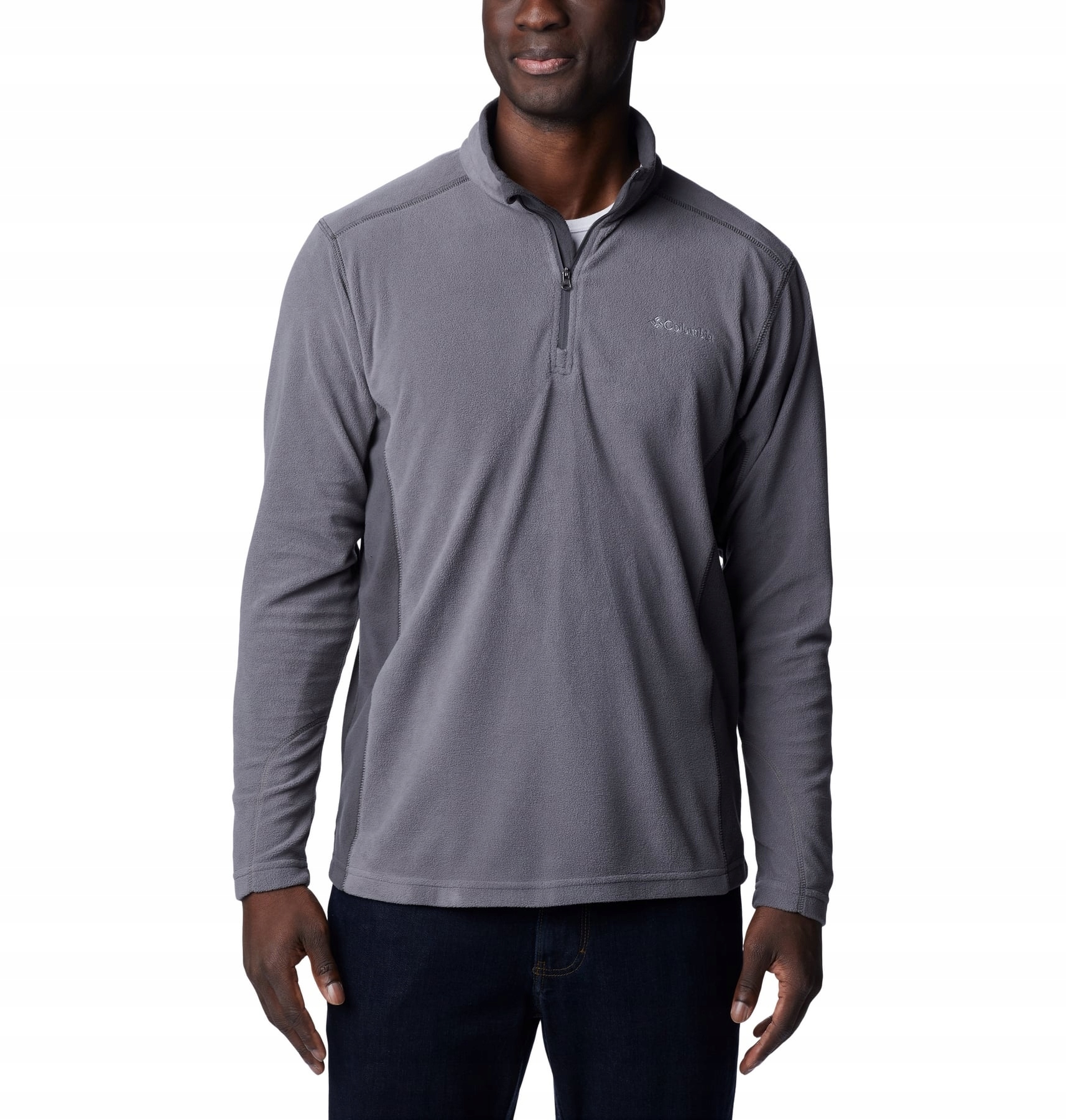 Polar męski Columbia Klamath Range II Half Zip szary 1352472024 r XXL