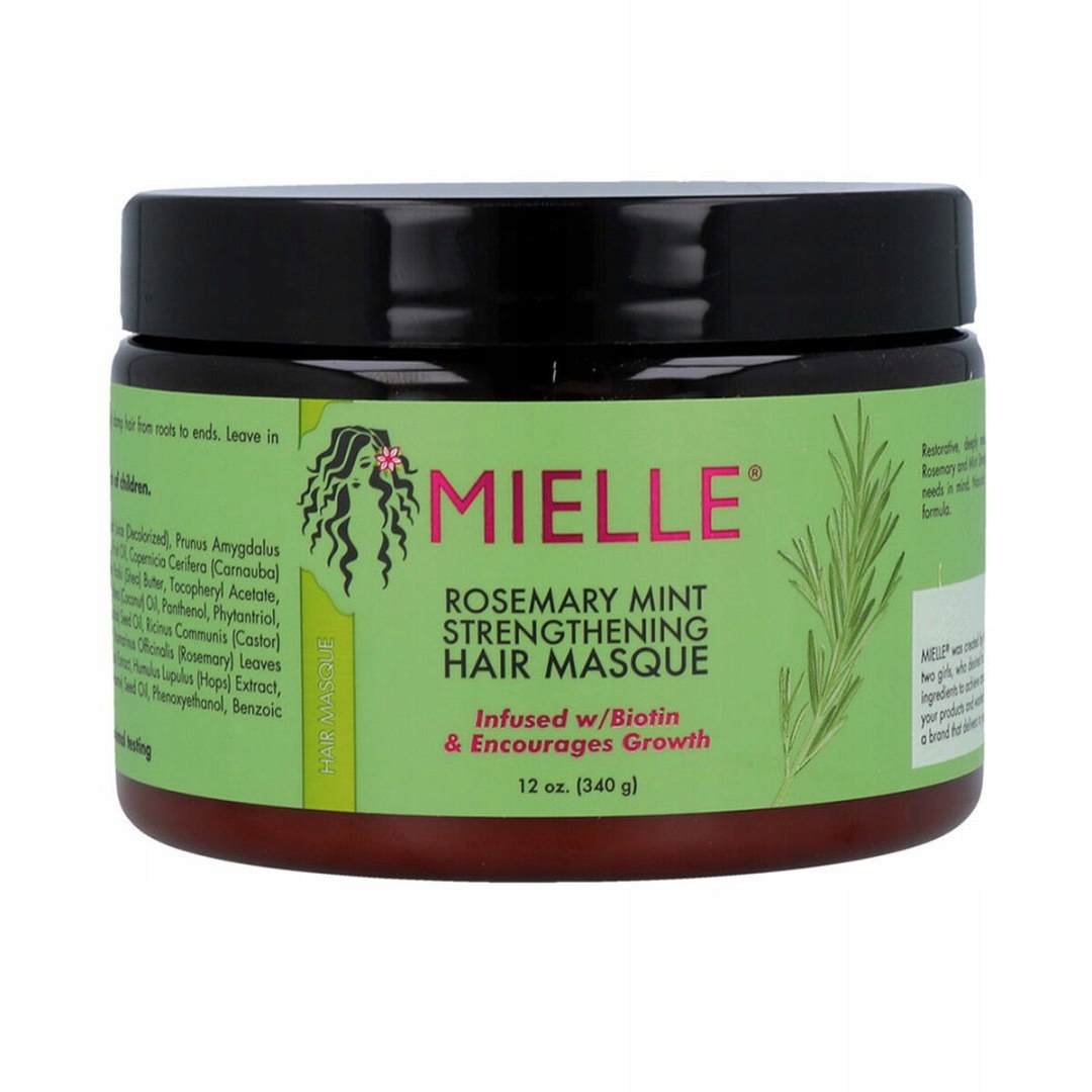 Maska na vlasy Mielle Rosemary Mint 340 g Posilovač vlasů
