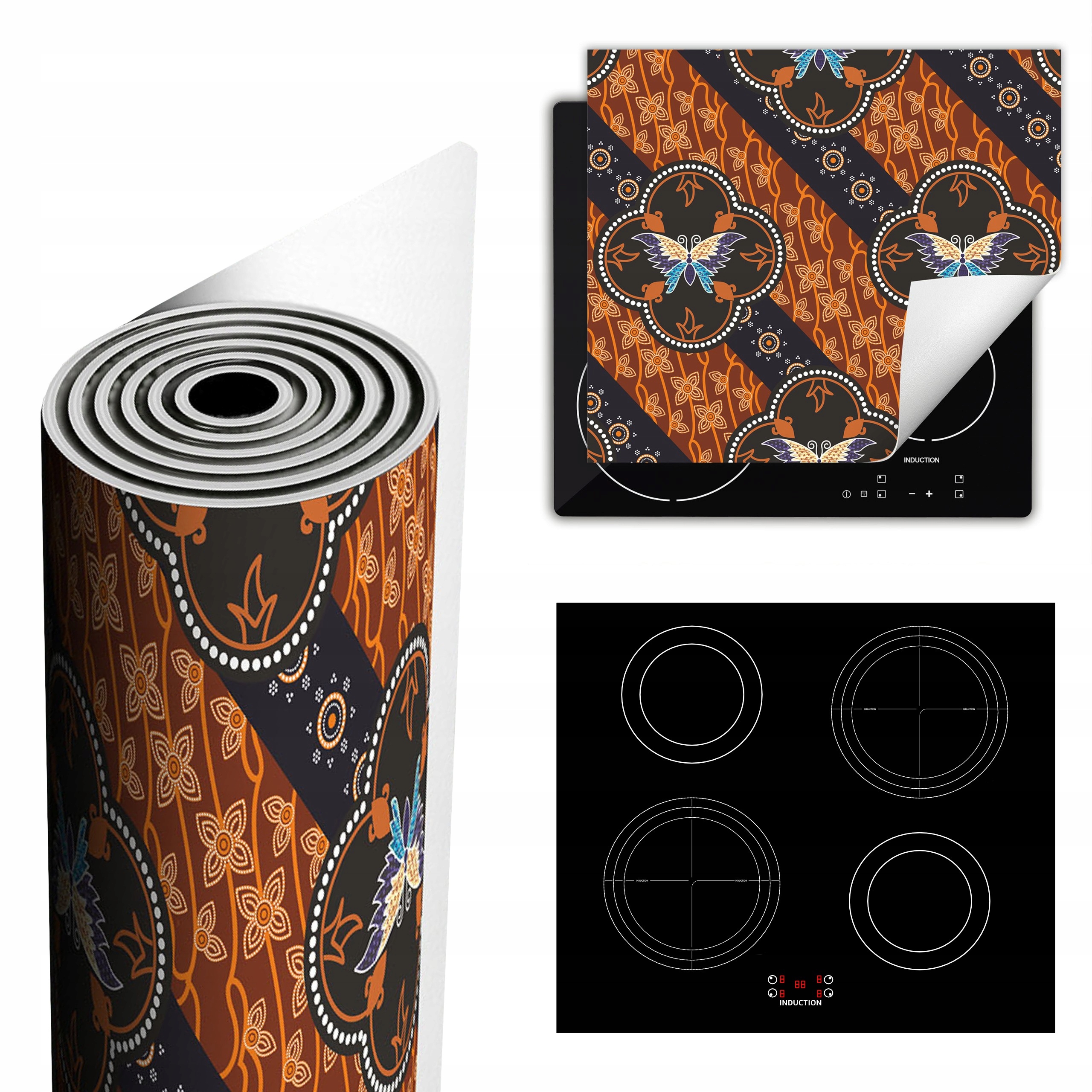 Ochranná Podložka Na Sporák Pro Více Místa 60x52 motýl