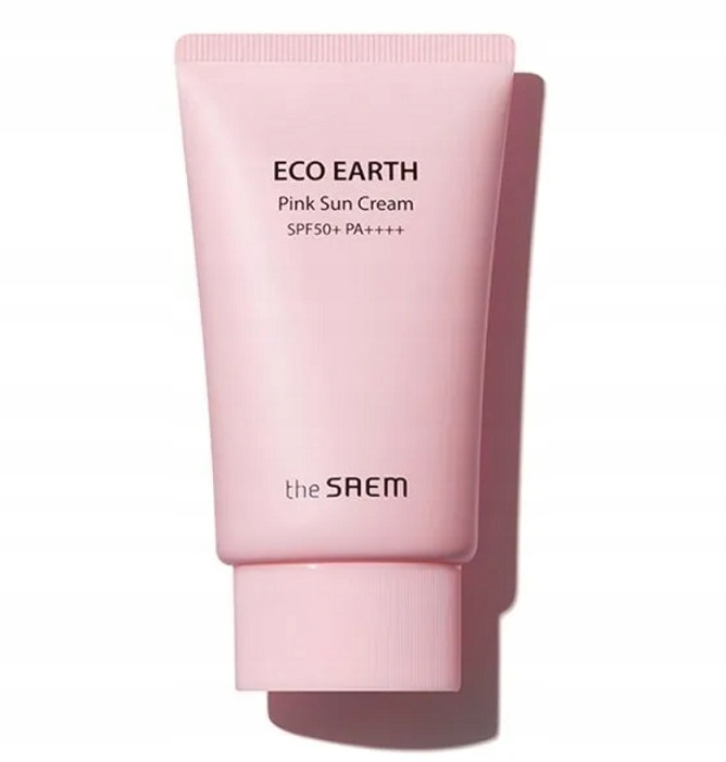 The Saem Eco Earth Pink Sun Crem krém s opalovacím krémem 50+ 50 ml