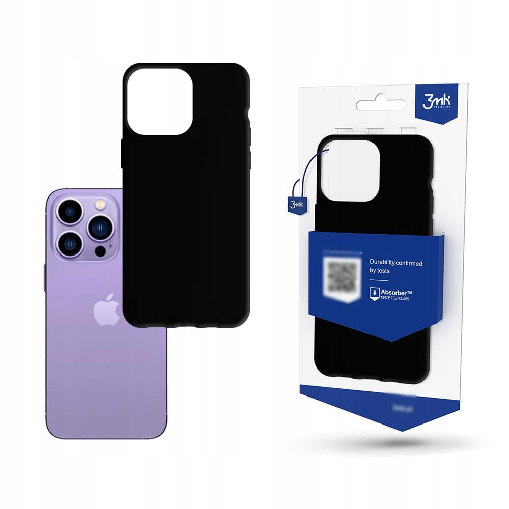 

Etui matowe na iPhone 14 Pro 3mk Matt Case Black