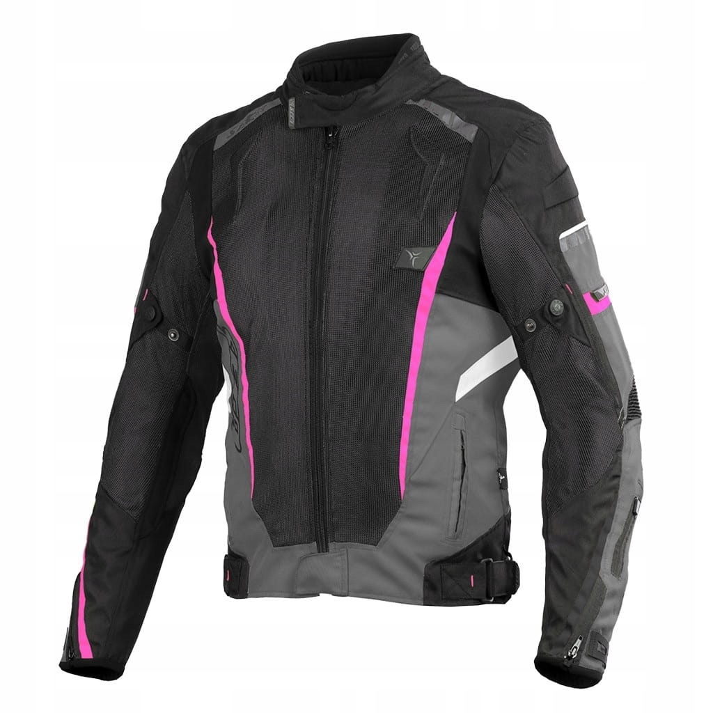 Seca Airflow Lady Fuchsia Dámska Textilná Motocyklová Bunda, Ružová