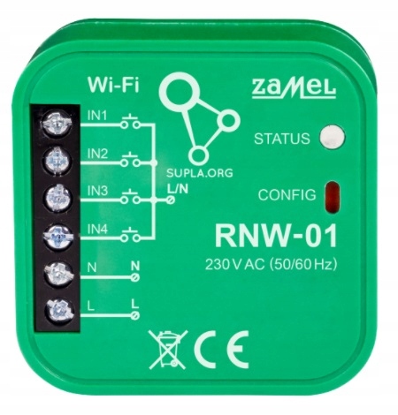

Interfejs 4-wejść wi-fi RNW-01 Zamel Supla
