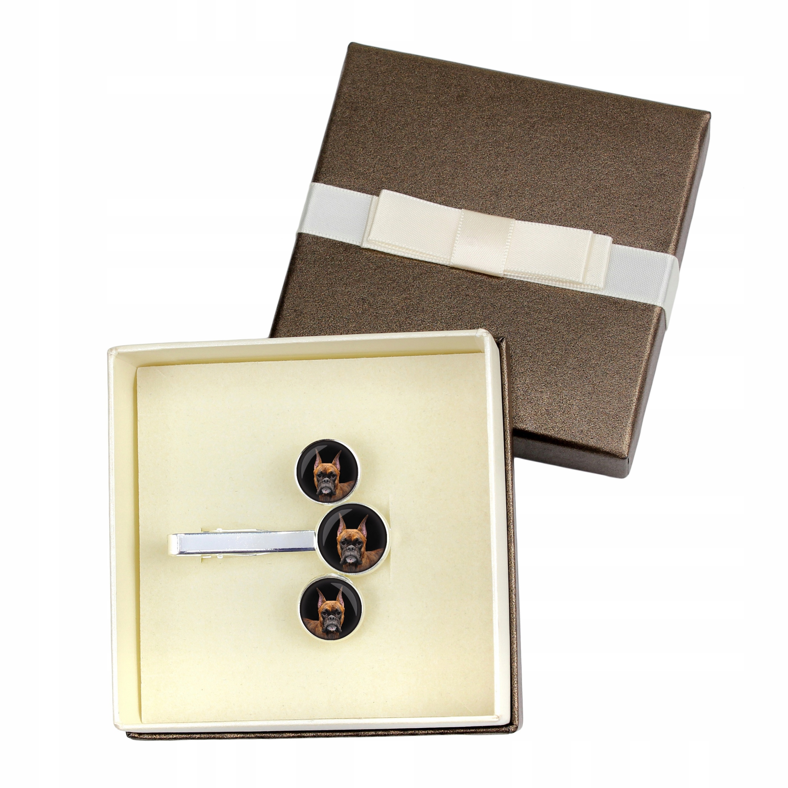 

Bokser Spinki do mankietów i krawata Twoje zdjęcie