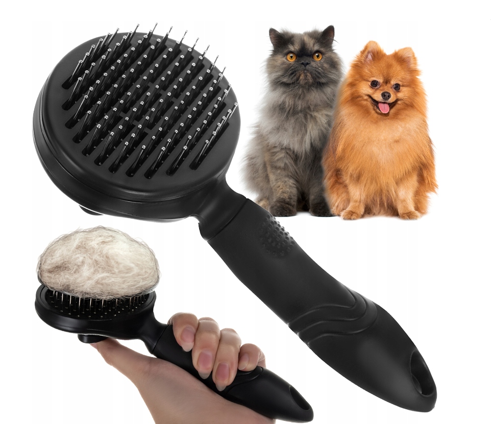 

Szczotka Do Sierści Dla Psa Kota Samoczyszcząca