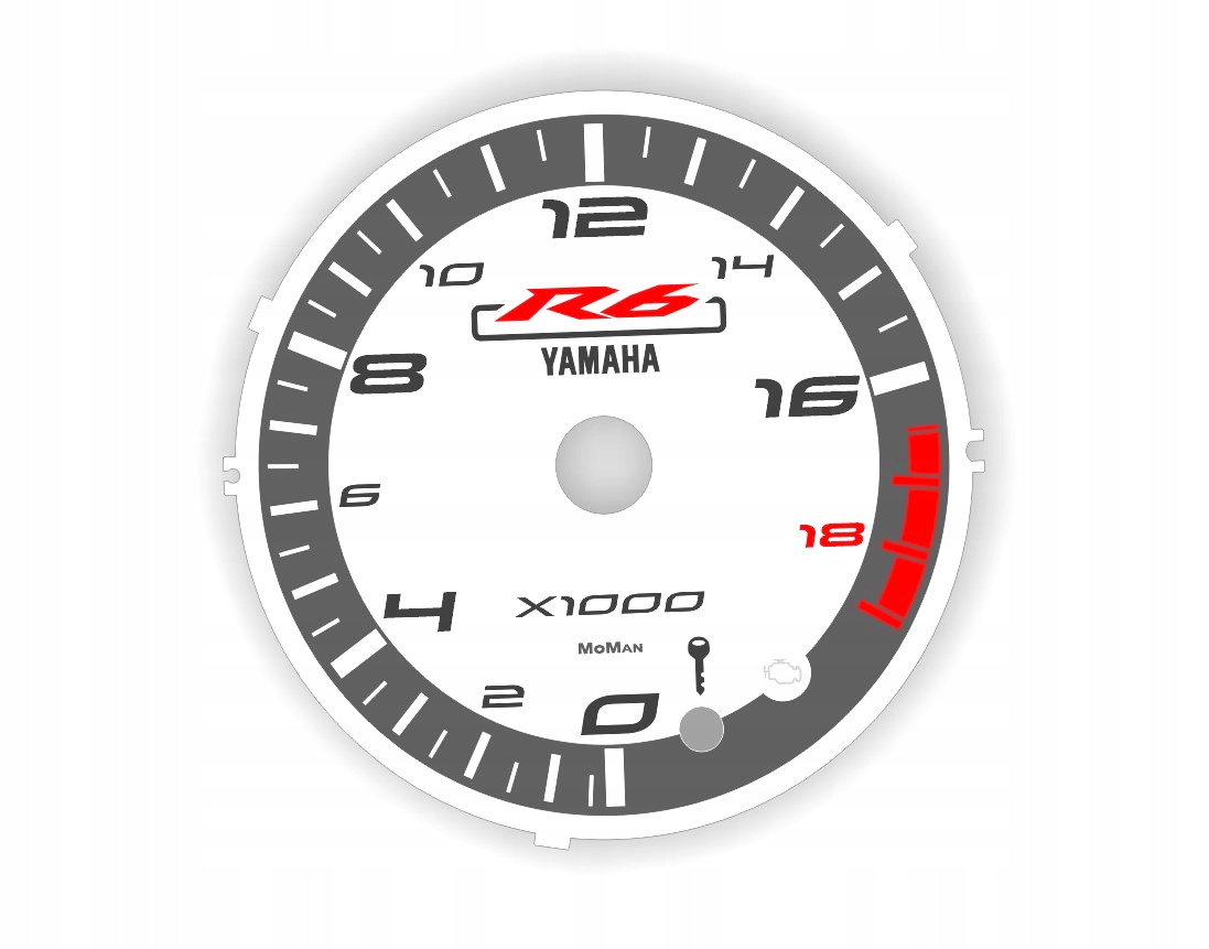 7440001350583 - Yamaha R6 08-17 щит одометра INDIGLO MoMan wz 4