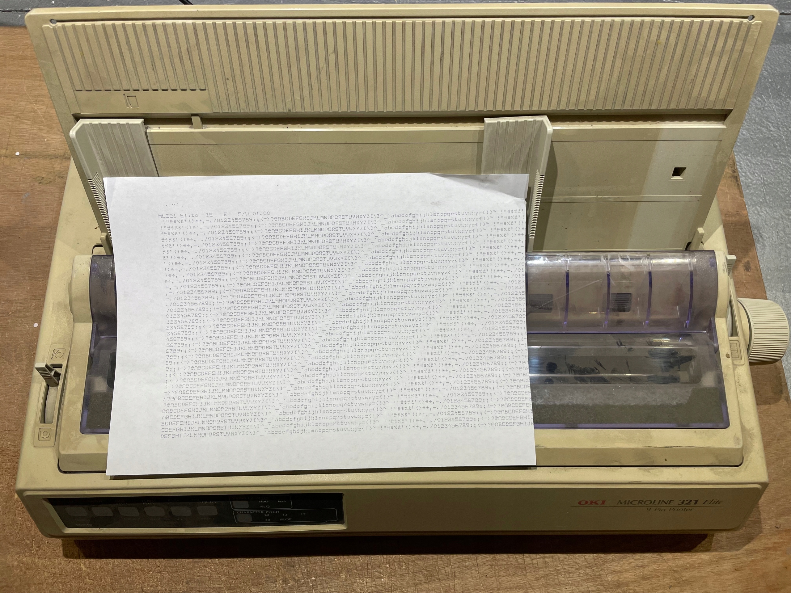 Drukarka igłowa OKI 321 15 CALI LPT